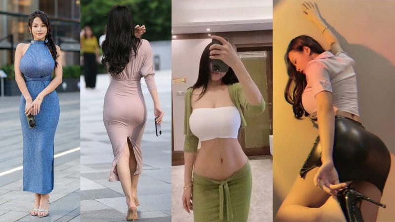 吃糖吐泡泡 短视频街拍 1100V #117-老司机图社